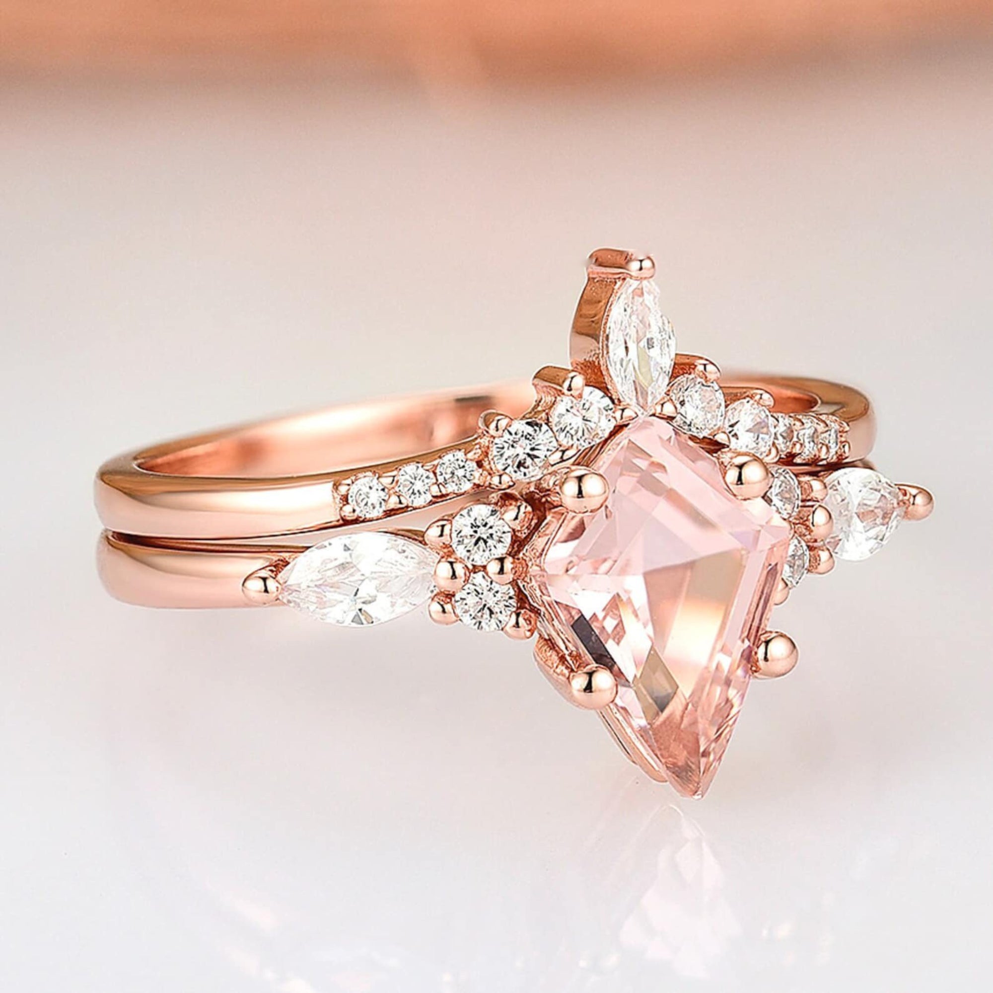 Blush Horizon - Ring Set