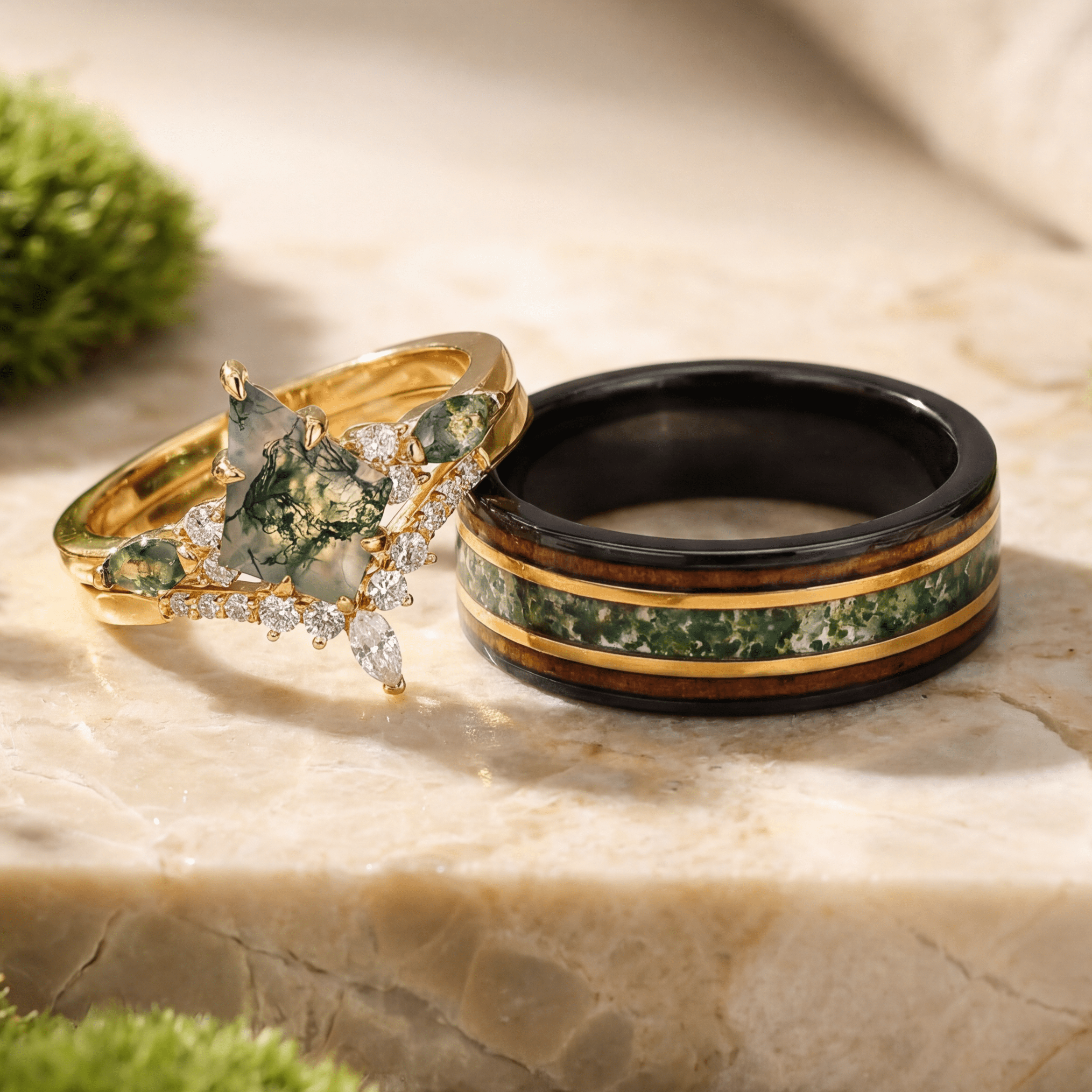 ForestDream - Ring Set for Couples