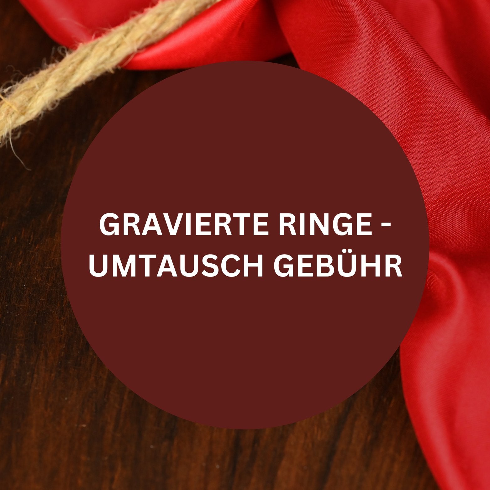 Engraved rings / custom rings – exchange fee for one ring