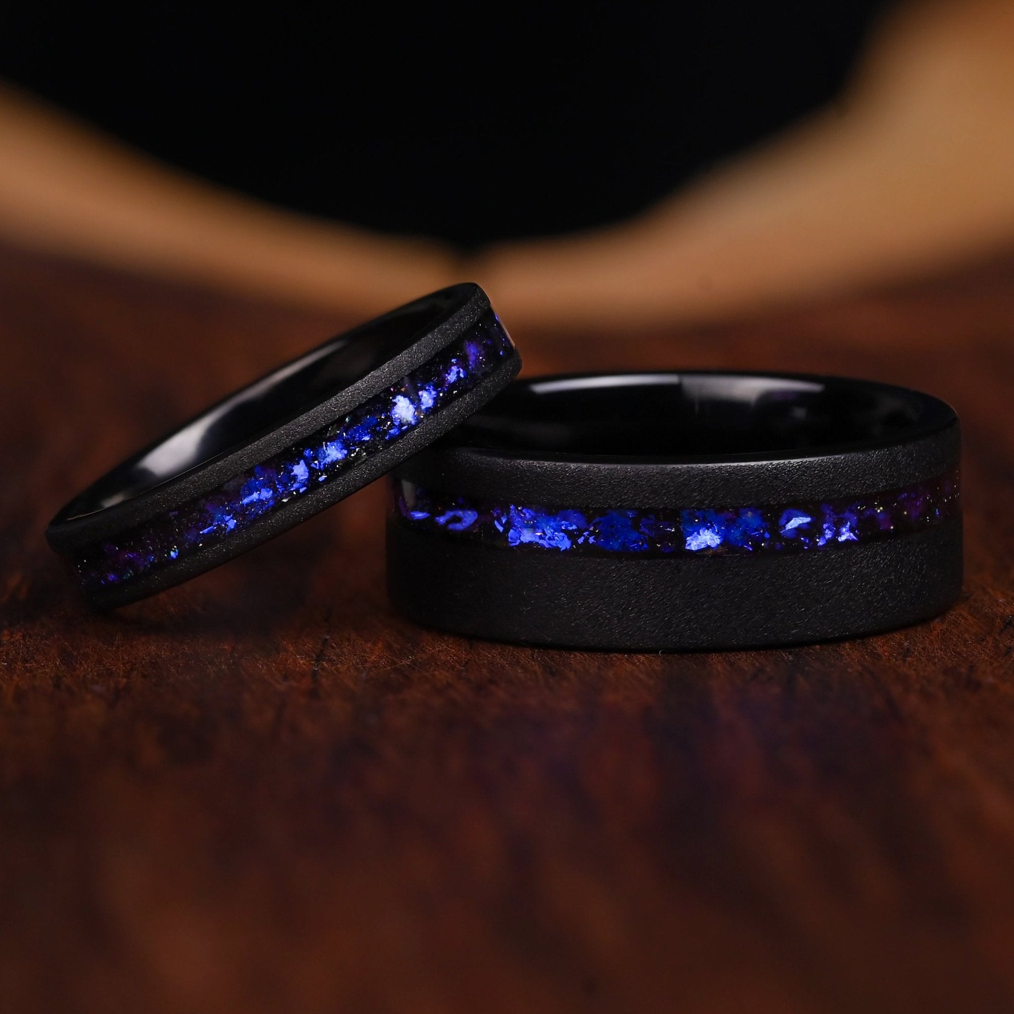 Cosmic Glow - Rings Set