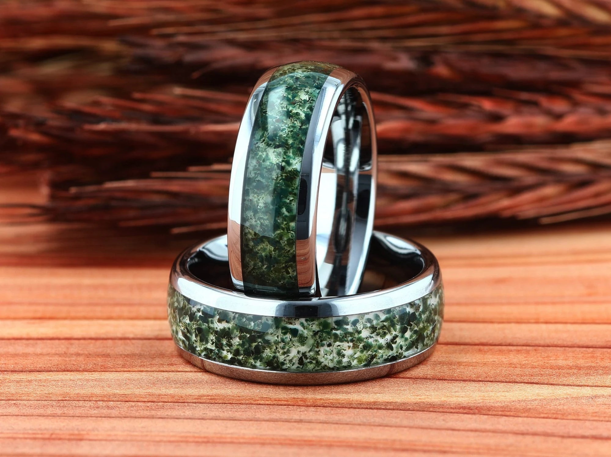 Moss Veil - Rings Set
