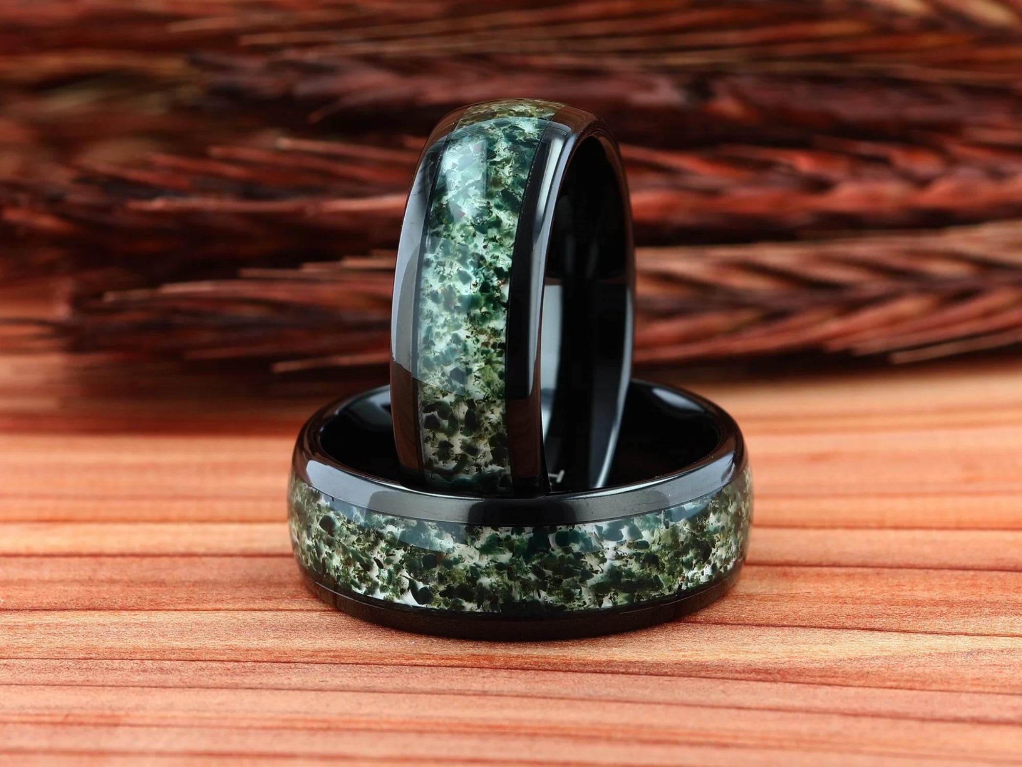 Mystical Moss - Ring Set