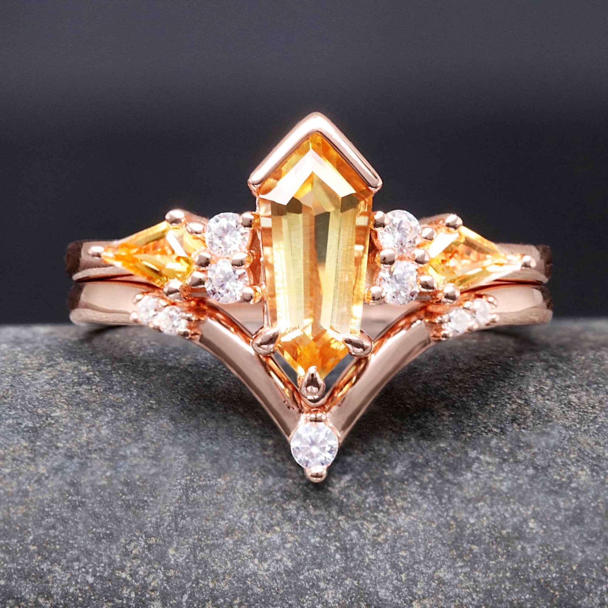Fusion - Ringe Set - WOLFRAM / STERLING SILBER - Monetto Ringe