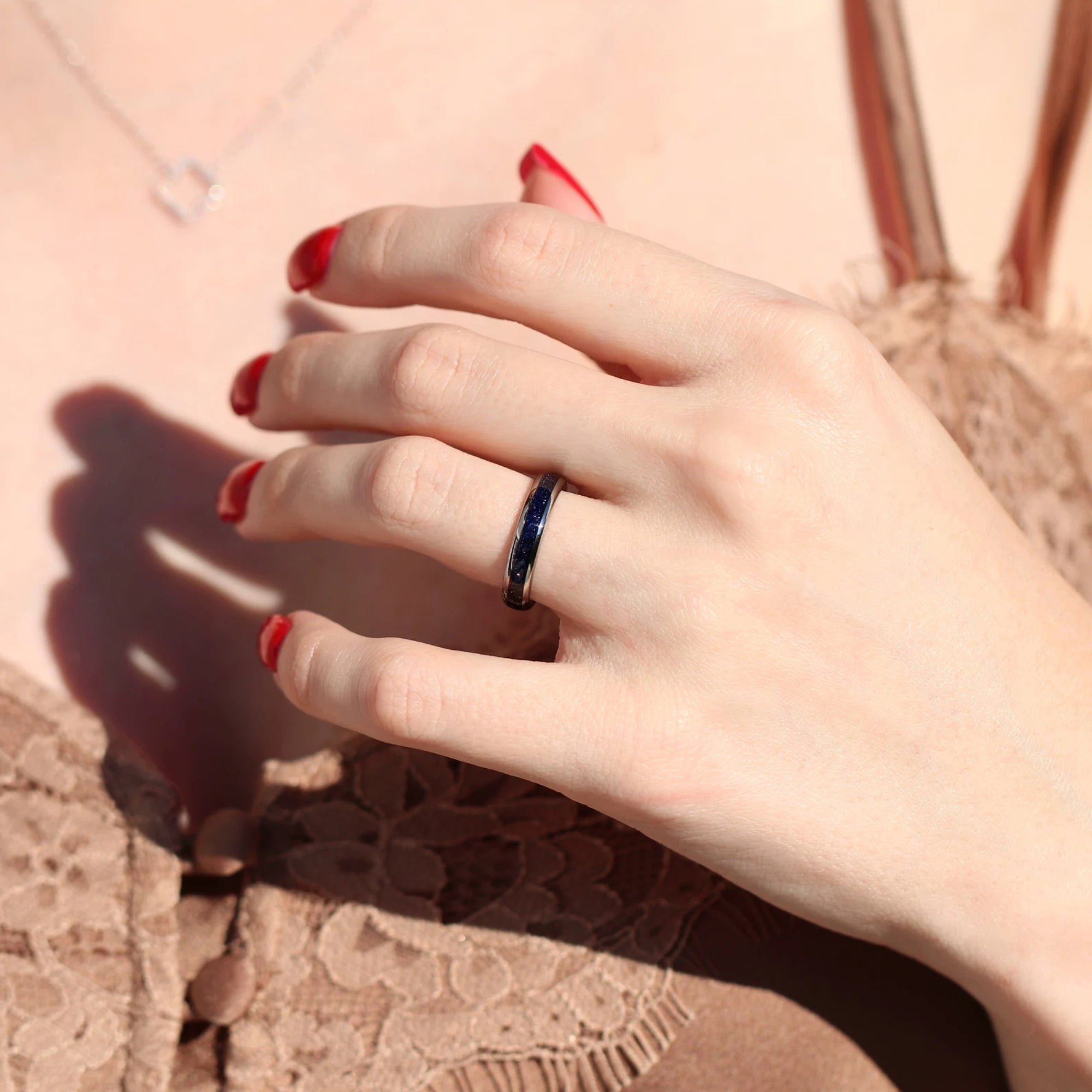 Gelassenheit - Großer Riftnebel Ringset - WOLFRAM - Monetto Ringe