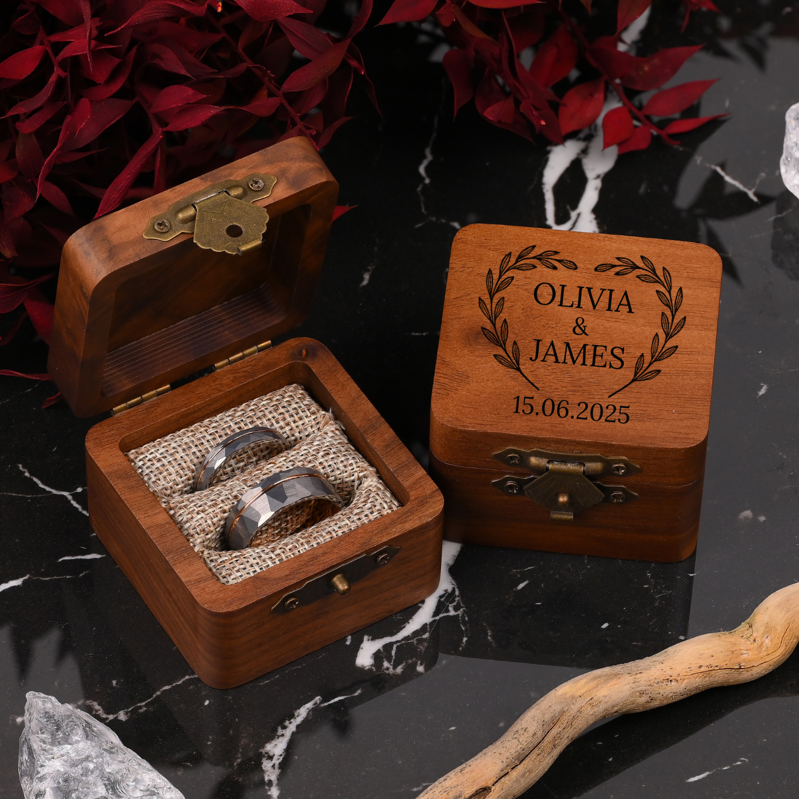 Mossy Charm - Ring Set