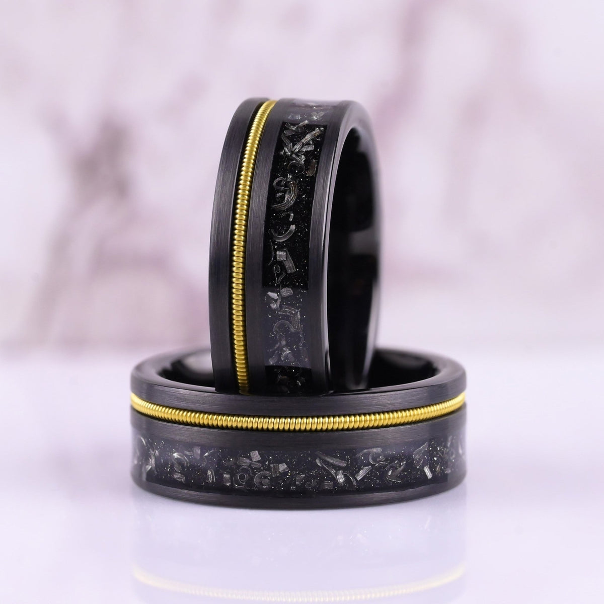 String Guide Rings Guitar Strings Rings Collection | Monetto rings