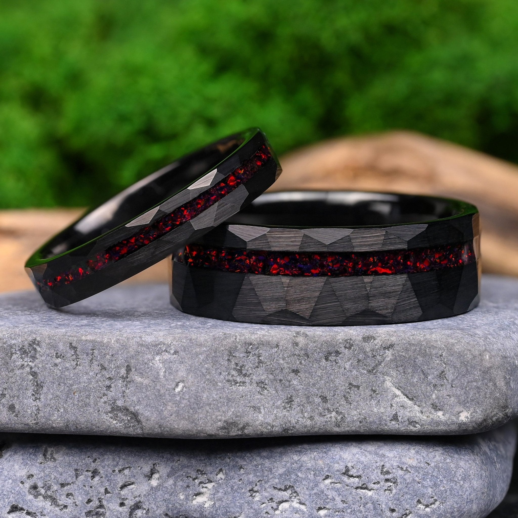Dragon Rings Set (6mm &amp; 4mm Wide)