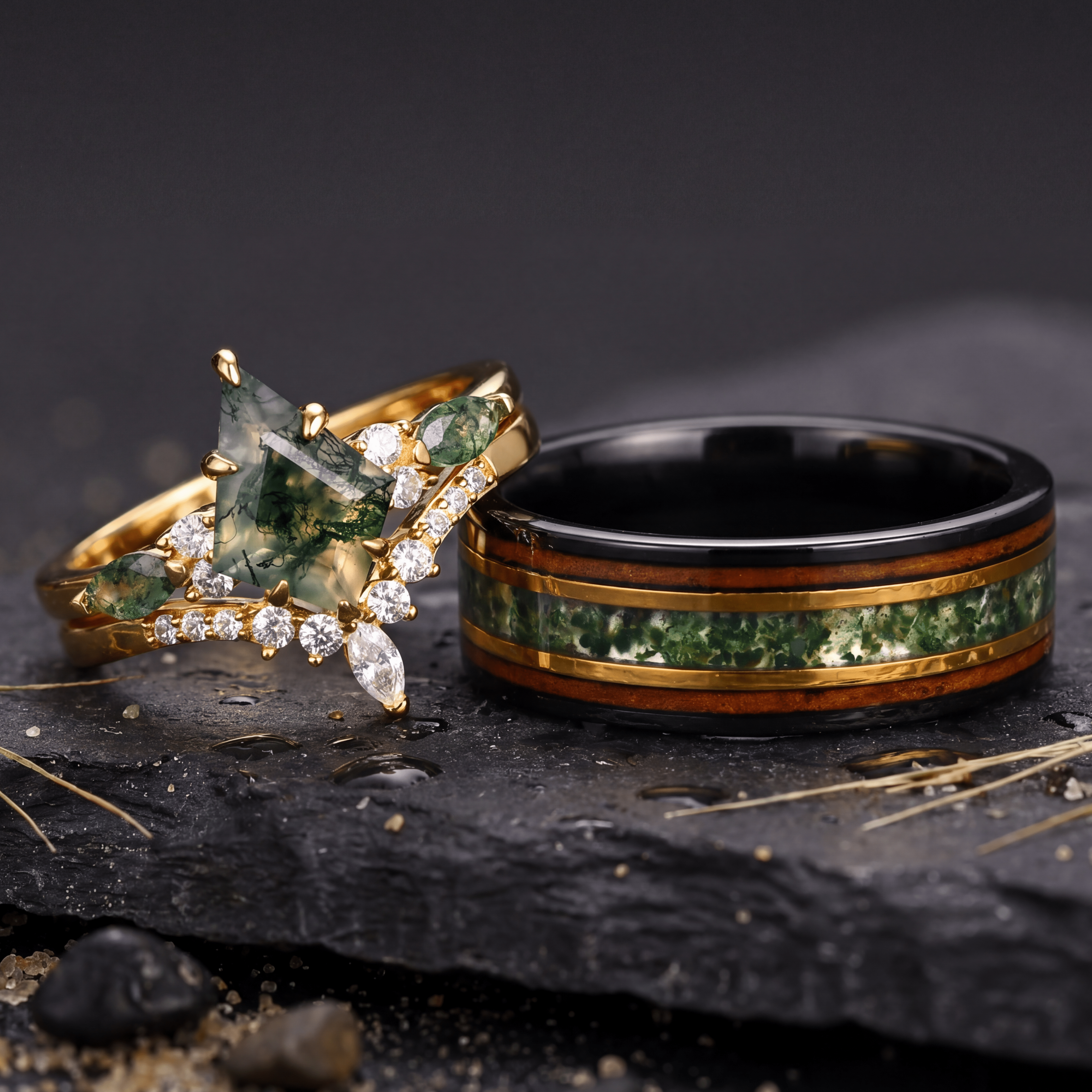ForestDream - Ring Set for Couples