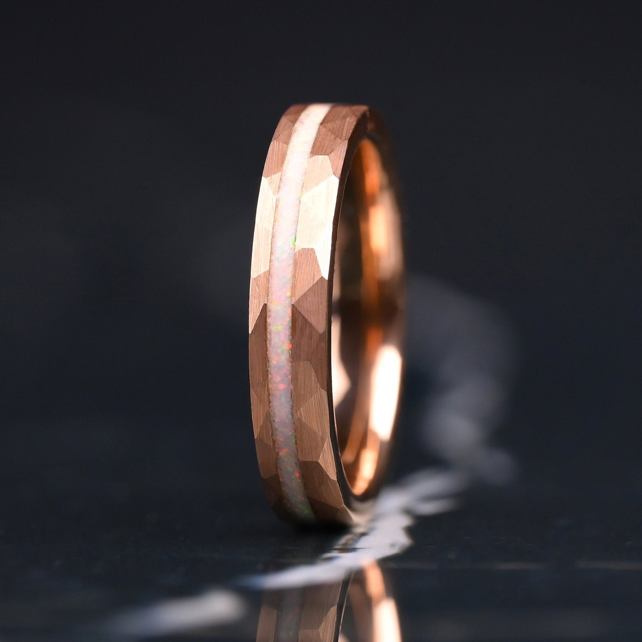 Einzigartiger Ring für Frauen - Harmonie - Wolframringe für Frauen - Geschenk für den Partner