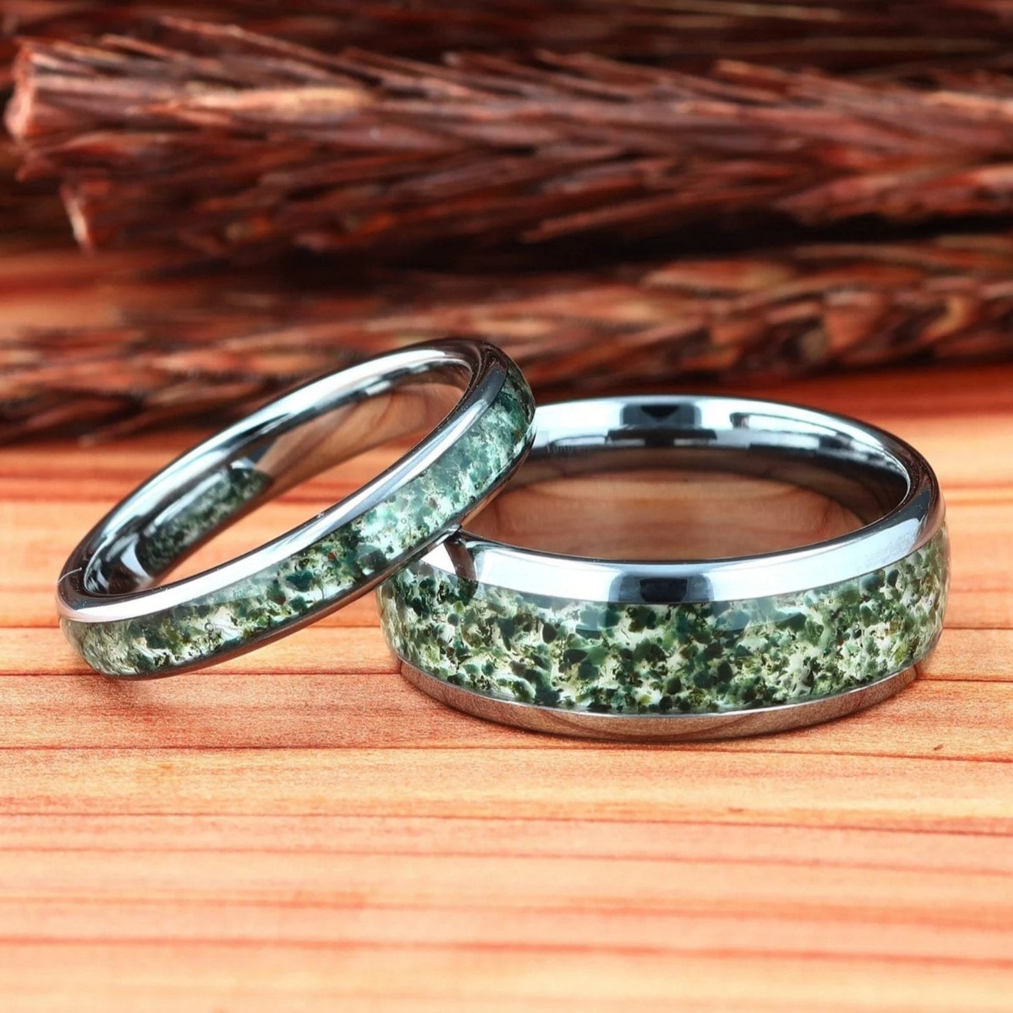 Moss Veil - Rings Set