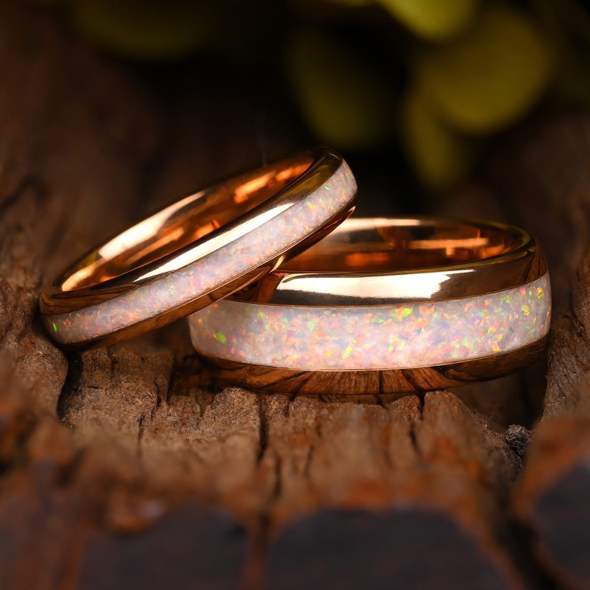 Opal ring set