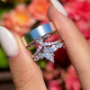 immlisch Gebunden Ringe für Paare – 925 Sterling Silber Ring - Jubiläumsring - Ehering – Monetto Ringe