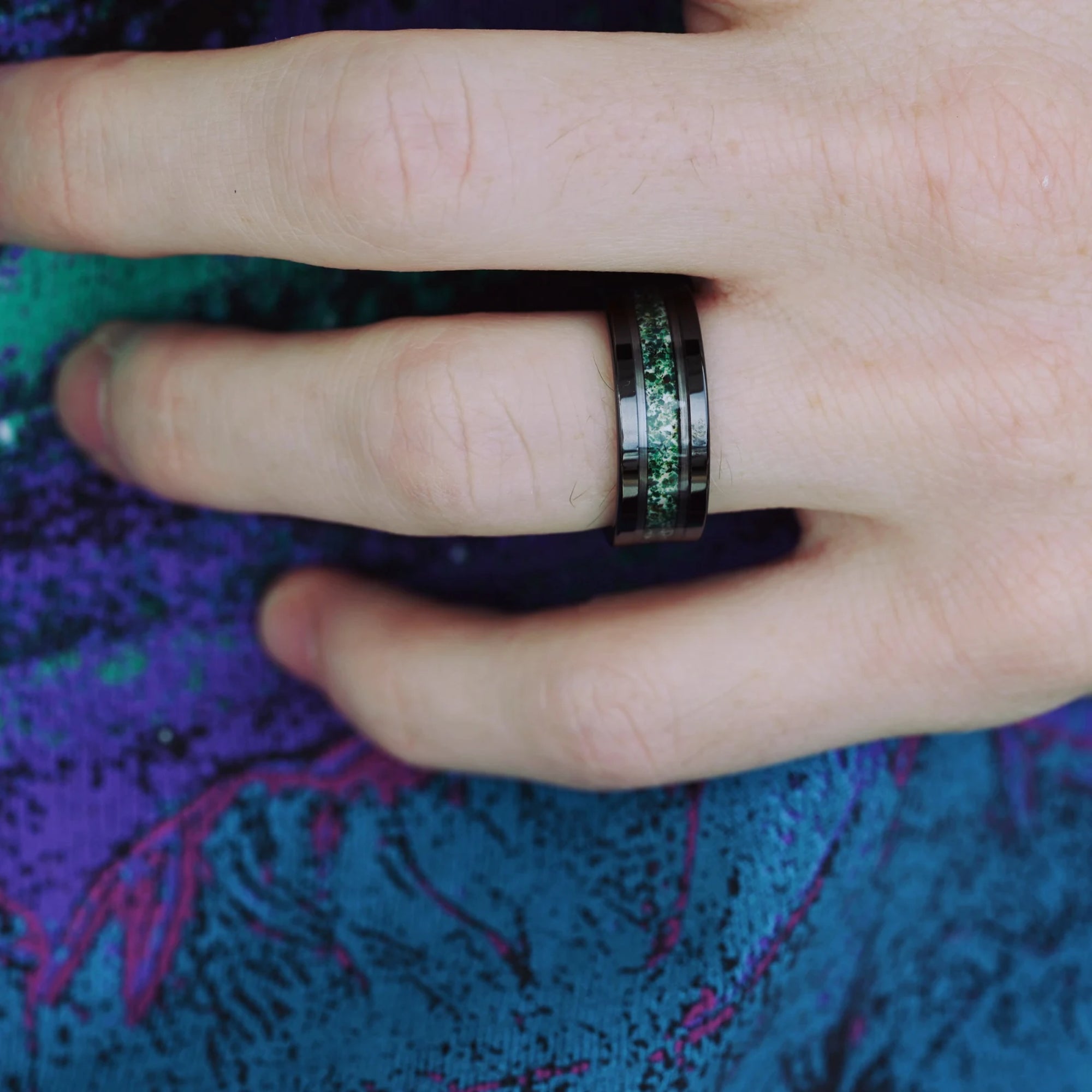 Verdant Vow of Elysia - Ring Set
