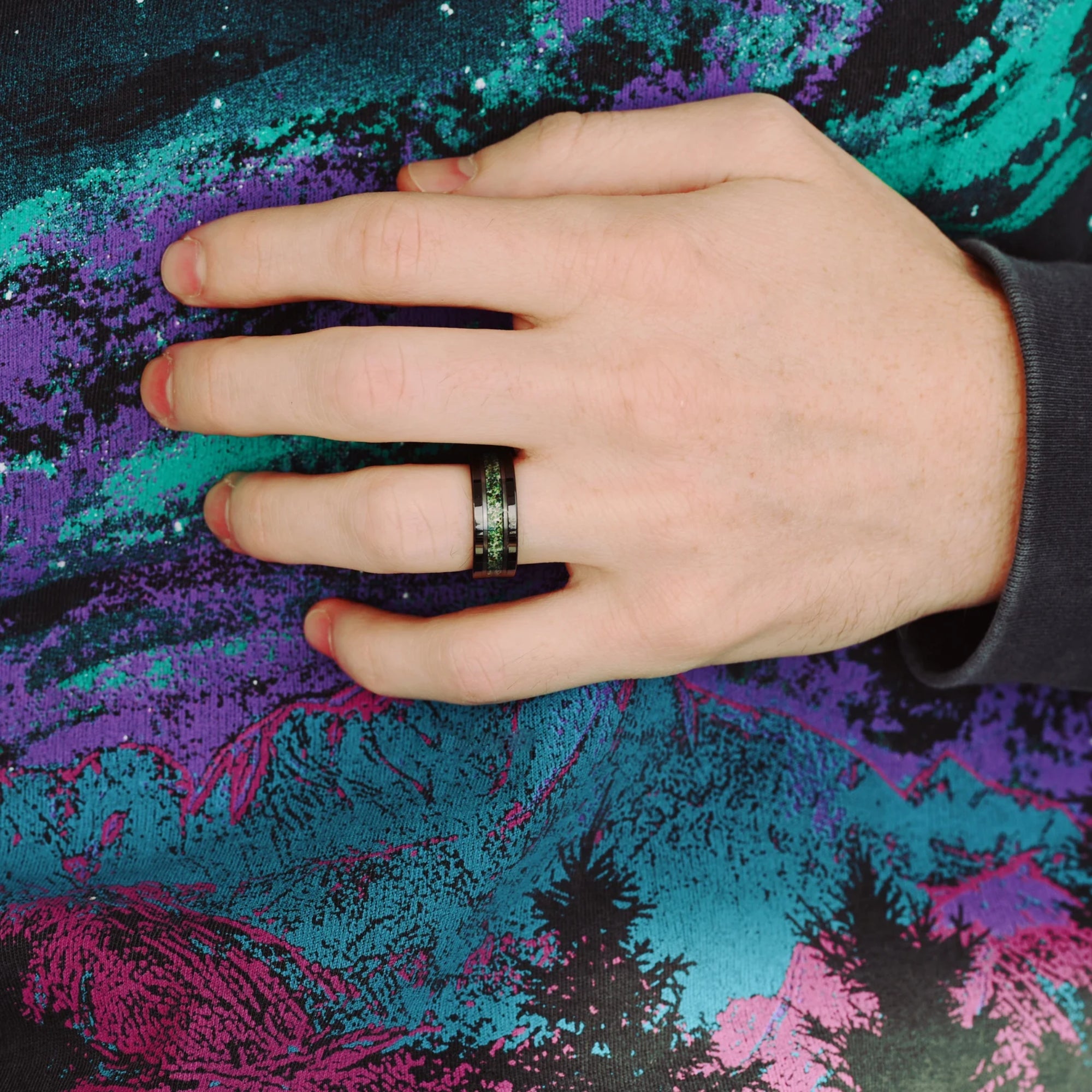 Verdant Vow of Elysia - Ring Set