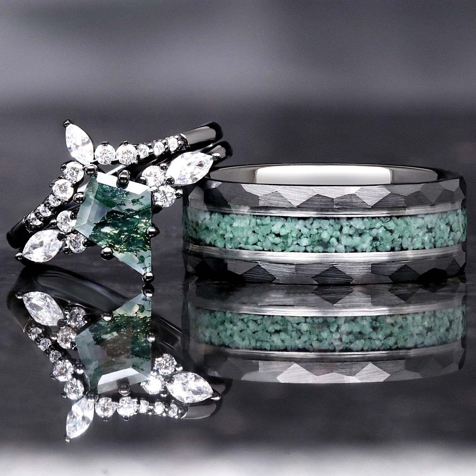 Forest Heart - Ring Set