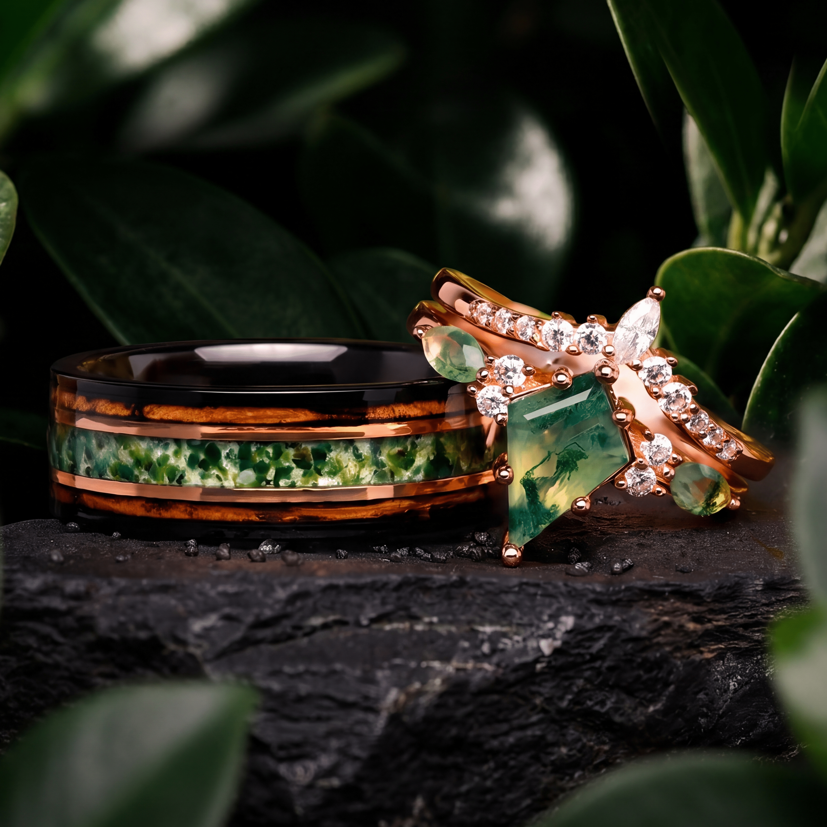 ForestDream - Ring Set for Couples