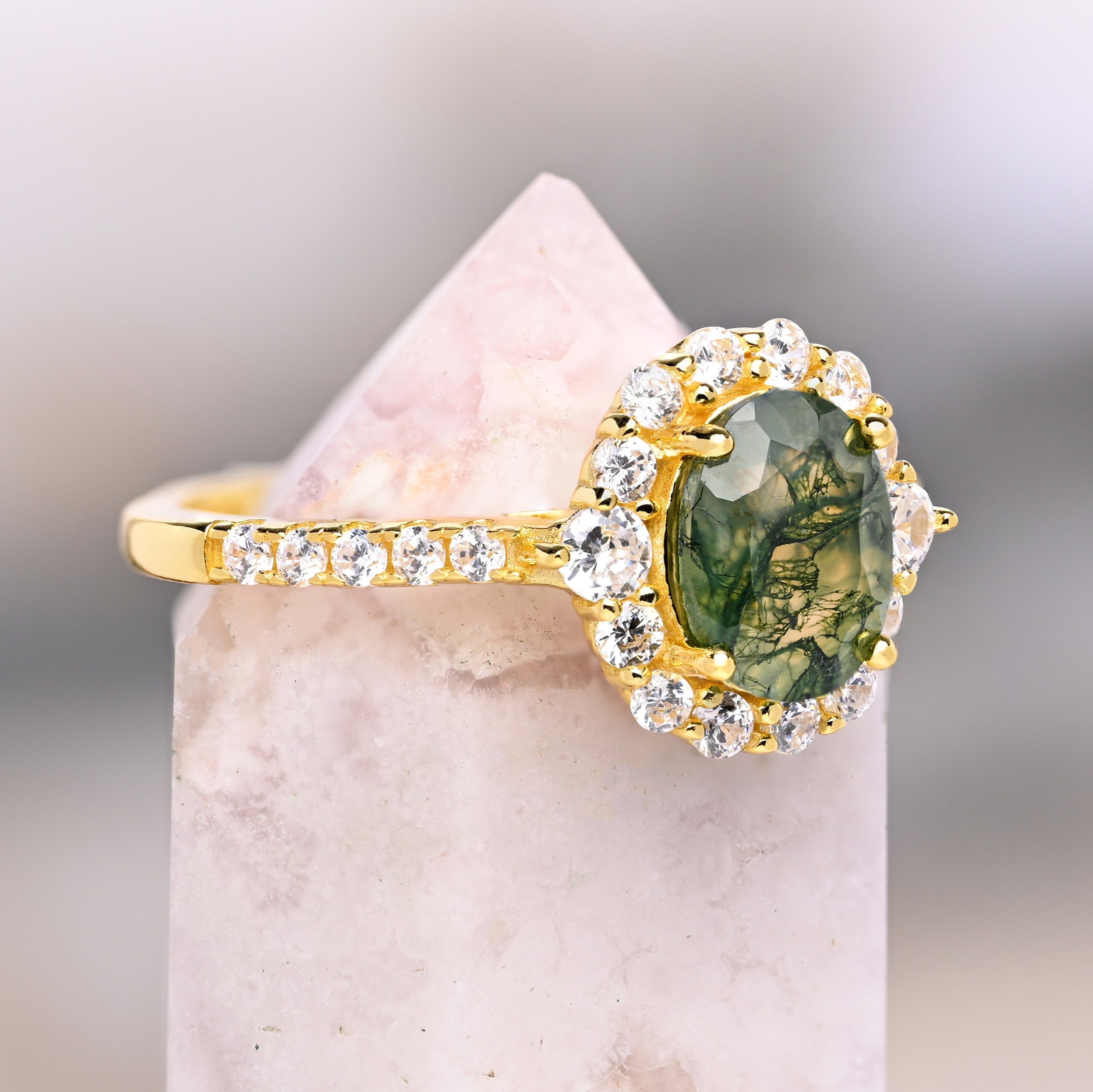 Verdant Vow of Elysia - Ring Set